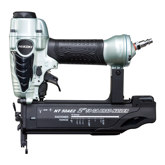 HIKOKI NT 50AE2 Handling Instructions Manual