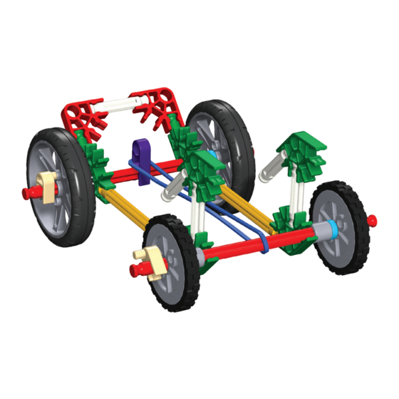 K'Nex RUBBER BAND RACER Quick Start Manual