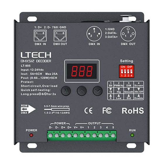 Ltech LT-905 Quick Start Quide