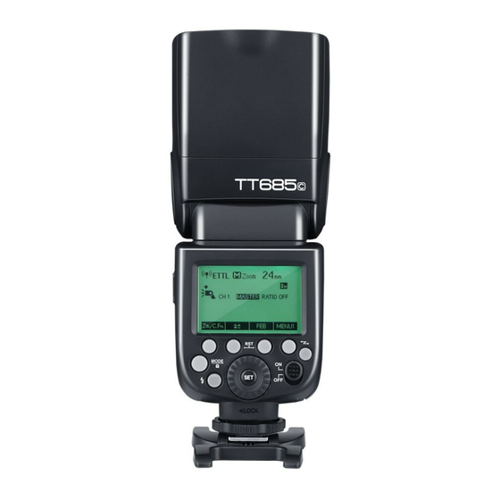Godox Nikon TT685N Manuals