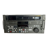 Sony DVW-A500/1 Operation Manual