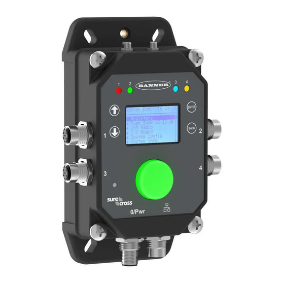 Banner DXM1200-X2 Instruction Manual
