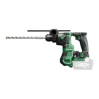 HIKOKI DH18DPAW4Z Handling Instructions Manual