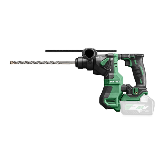 HIKOKI DH18DPAW4Z Handling Instructions Manual