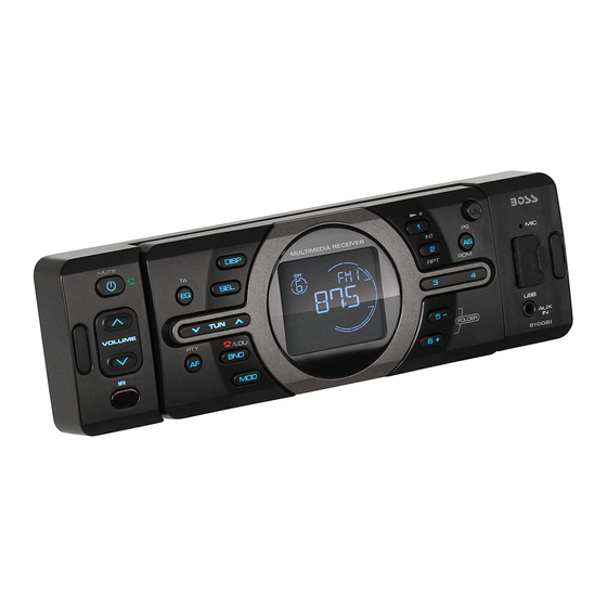 Boss Audio Systems 810DBI Manual Del Usuario