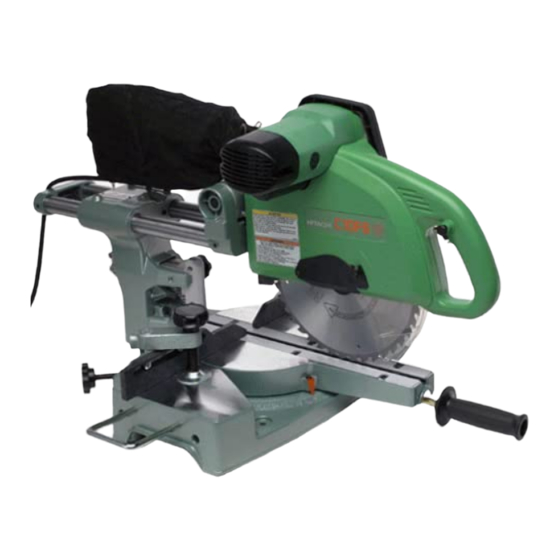 Hitachi C 10FS Instruction And Safety Manual