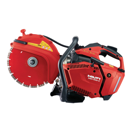 Hilti DSH 600 Instructions Manual