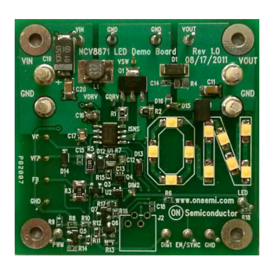 ON Semiconductor NCV887300LEDGEVB User Manual