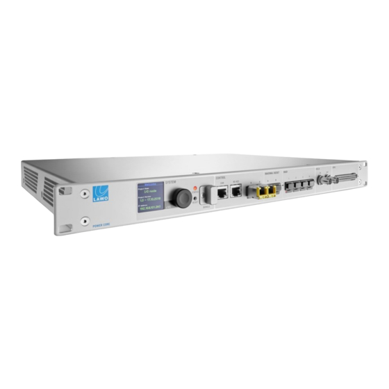LAWO Power Core User Manual
