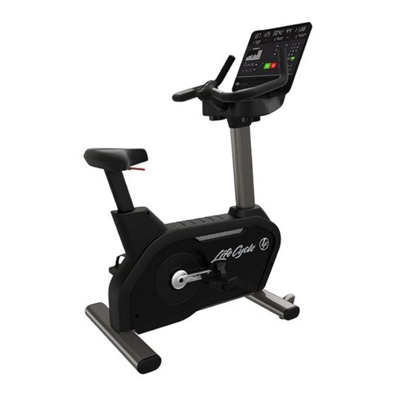 Life Fitness INTEGRITY PLUS UPRIGHT LIFECYCLE Series Assembly Instructions Manual