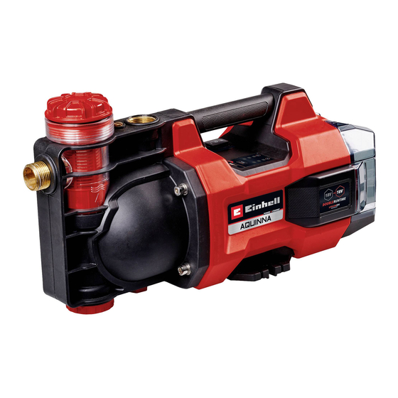 EINHELL AQUINNA 18/30 F LED Original Operating Instructions