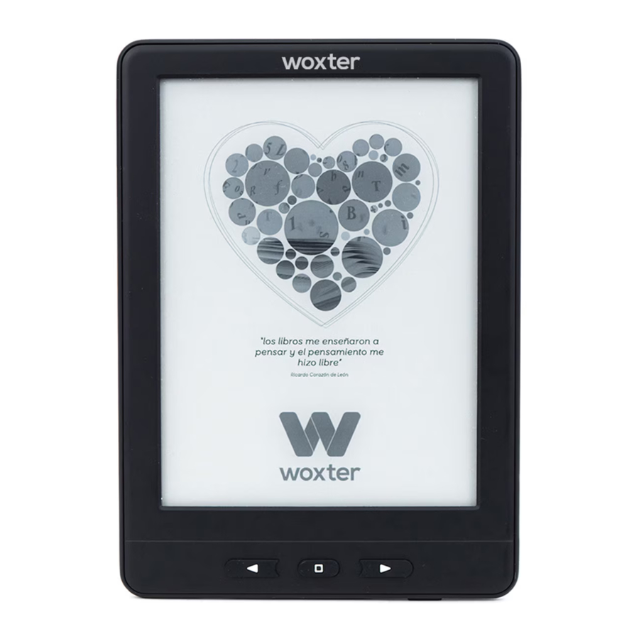 WOXTER Scriba 195 Manual