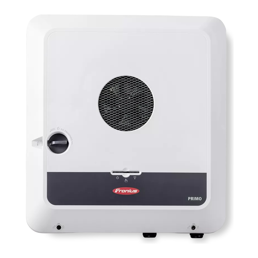 Fronius Primo GEN24 / Primo GEN24 Plus / Symo GEN24 / Symo GEN24 Plus Series Manual