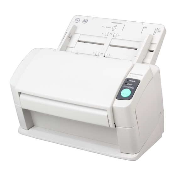 Panasonic KV-S1025C Cleaning Instructions