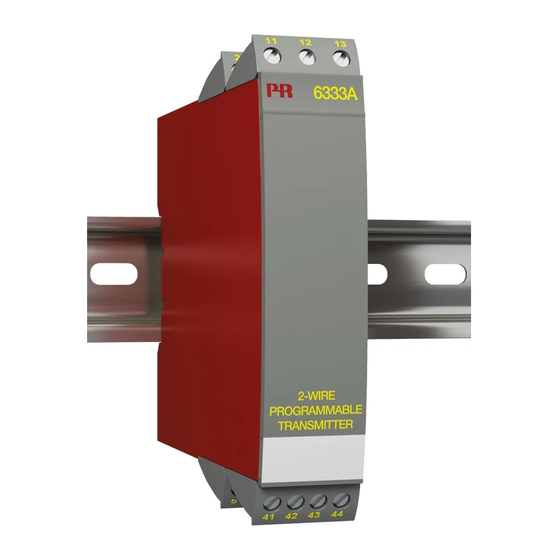 PR electronics 6333A Manual