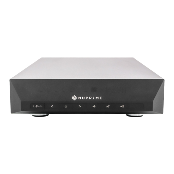 NuPrime DAC-10HSE Manuals