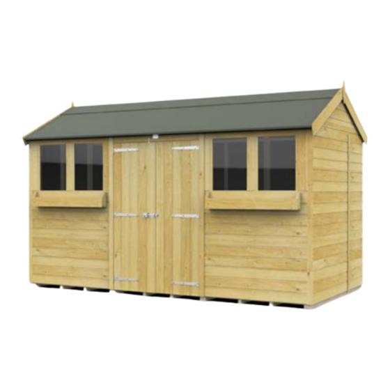 total sheds Apex Summer Shed Assembly Manual