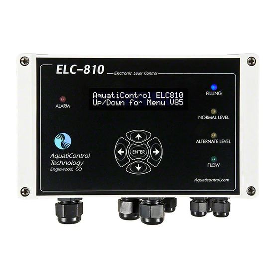 AquatiControl Technology ELC-810 Series Operation And Maintenance Manual