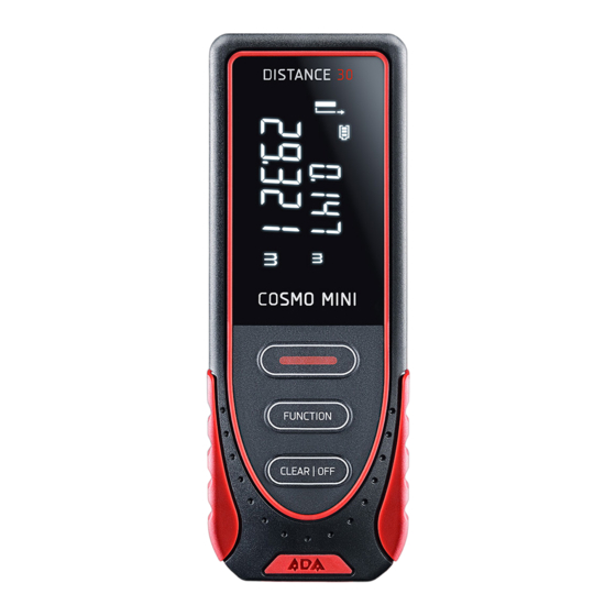 ADA INSTRUMENTS COSMO mini Operating Manual