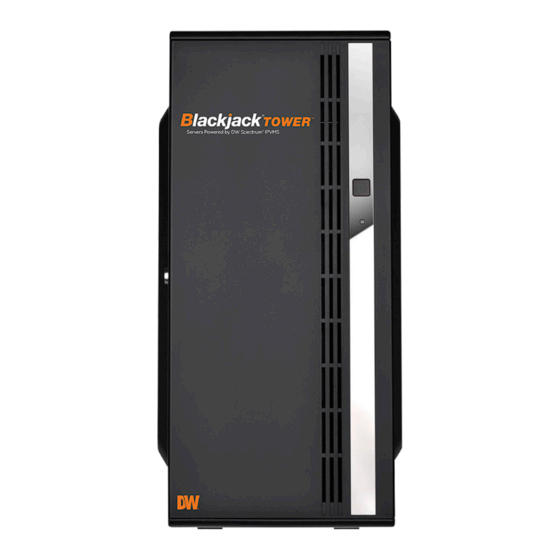 Digital Watchdog Blackjack Tower DW-BJT71 T/LX Series Quick Start Manual