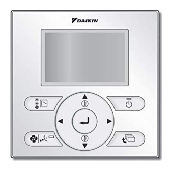 Daikin BRC1E52A7 Installation Manual