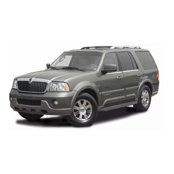 Lincoln Navigator Owner's Manual