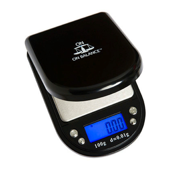 On Balance SP-100 User Manual