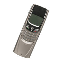 Nokia 8850 - Cell Phone - GSM User Manual
