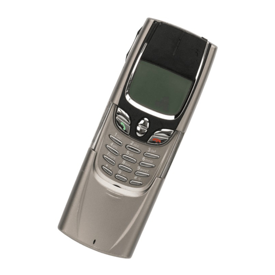 Nokia 8850 User Manual