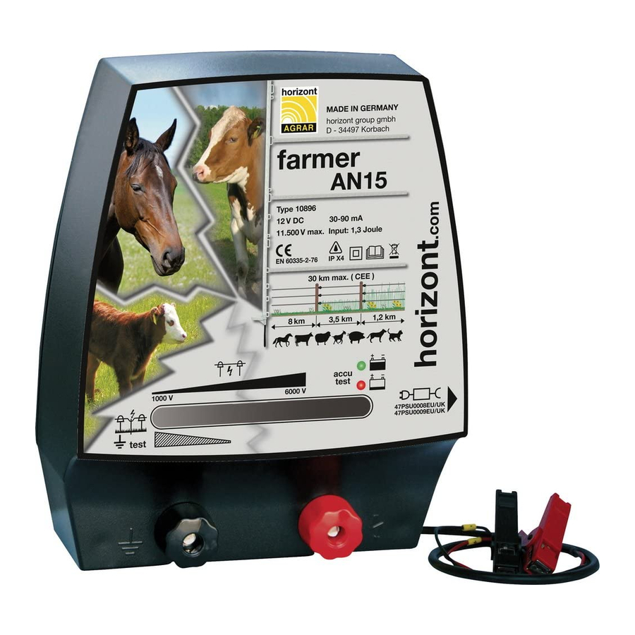 Horizont FARMER AN15 Operating Instructions Manual