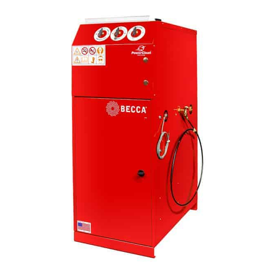 Becca ENVIRO 300 PowerClean Instruction Manual