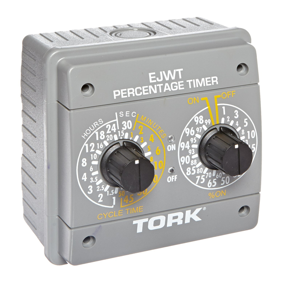 Tork EJWT Quick Start Manual