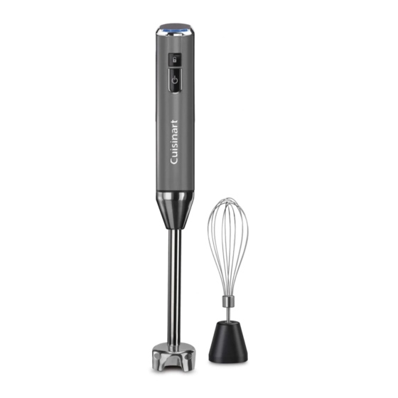 Cuisinart EVOLUTIONX CORDLESS RHB-100C Instruction/Recipe Booklet