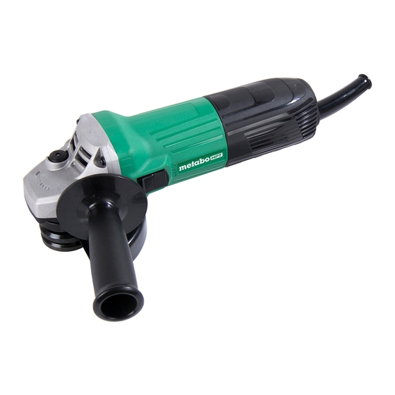 Metabo HPT G 12SS2 Safety Instructions And Instruction Manual