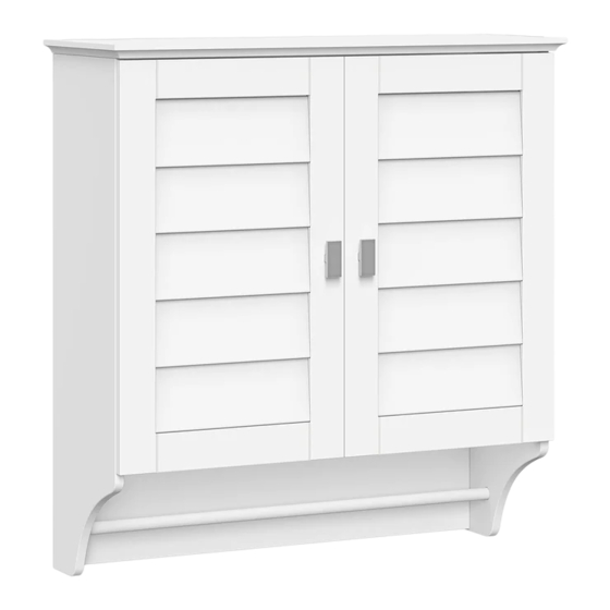 RiverRidge Brookfield Two-Door Wall Cabinet 06-193 Assembly Instructions Manual