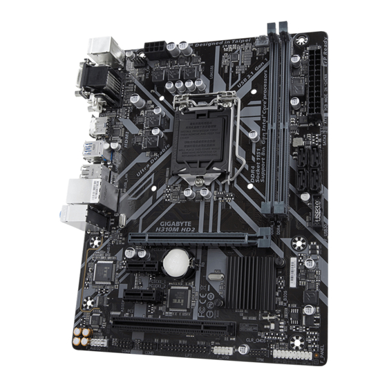 Gigabyte H310M HD2 2.0 User Manual