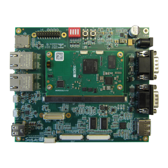 Aries Embedded MRZG2LSEVK Manuals