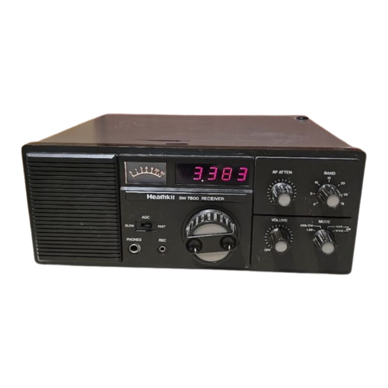 Heathkit SW-7800 Manual
