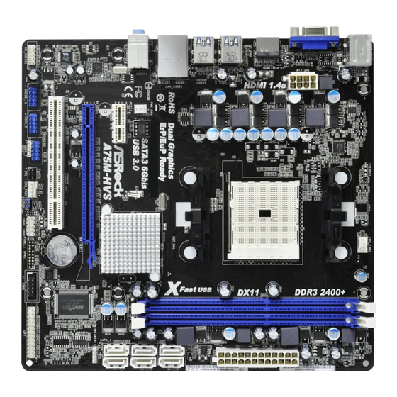 ASROCK A75M-HVS User Manual