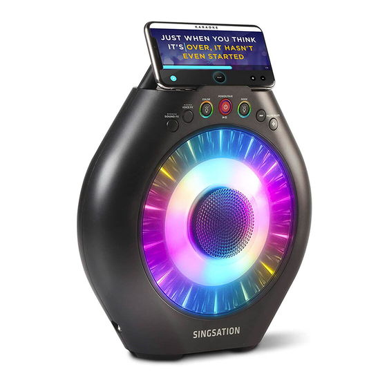 Singsation BURST DELUXE Quick Start Manual