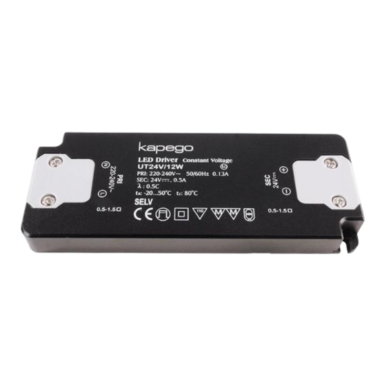 DekoLight FLAT UT24V/12W Product Notes