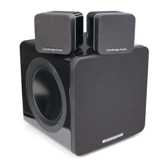 Cambridge Audio Minx S212 User Manual