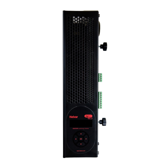 HELVAR 458/SW8 Installation And User Manual