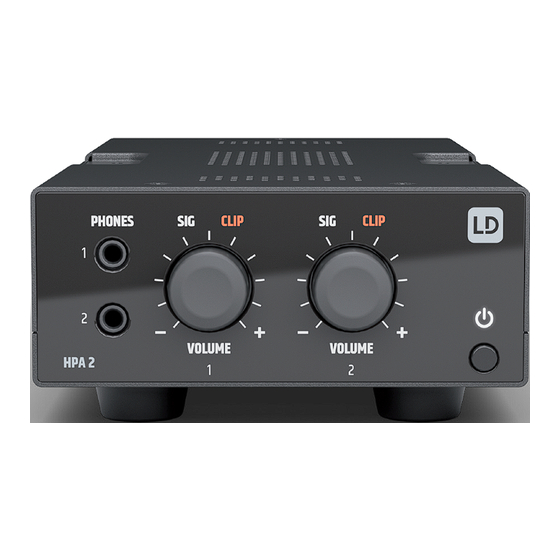 LD HPA 2 User Manual
