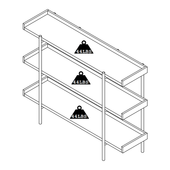Martha Stewart JN-2542B3-BK-BK-MS Assembly Instructions Manual