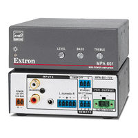 Extron electronics MPA 601-70V Setup Manual