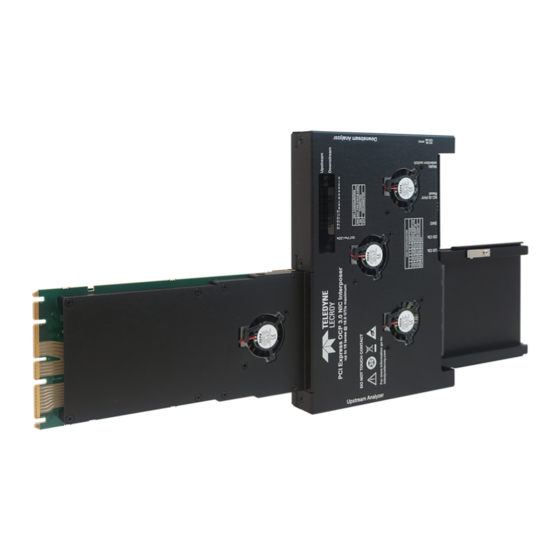Teledyne Lecroy PCI Express Gen4 OCP NIC 3.0 Interposer User Manual And Quick Start Manual