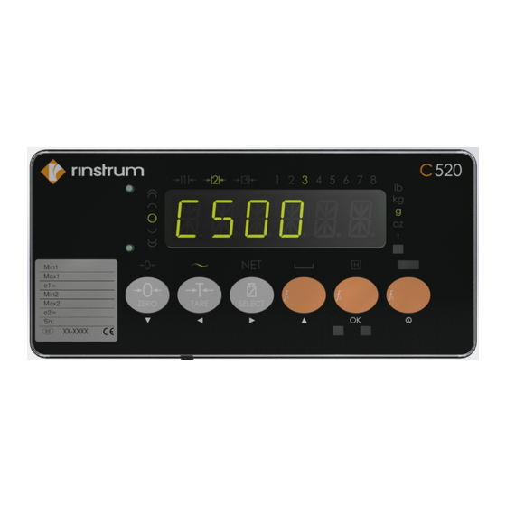 Rinstrum C530 Reference Manual