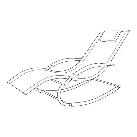 Lifestyle Solutions RELAX A LOUNGER Assembly Instructions Manual