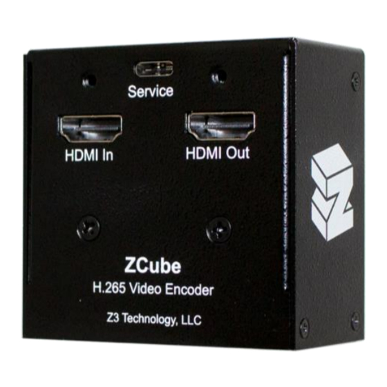 Z3 Technology ZCube-21 User Manual